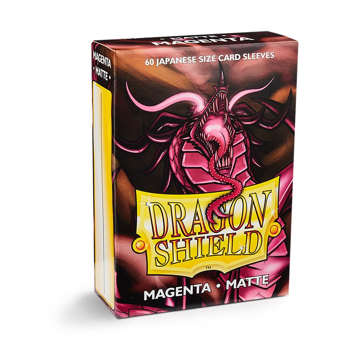 Dragon Shield: Japanese Size 60ct Sleeves - Magenta (Matte) | Total Play
