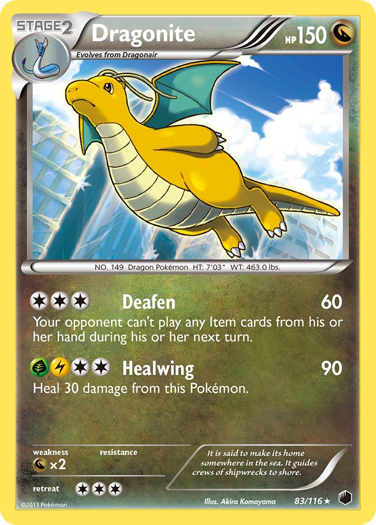 Dragonite (83/116) (Cosmos Holo) (Blister Exclusive) [Black & White: Plasma Freeze] | Total Play