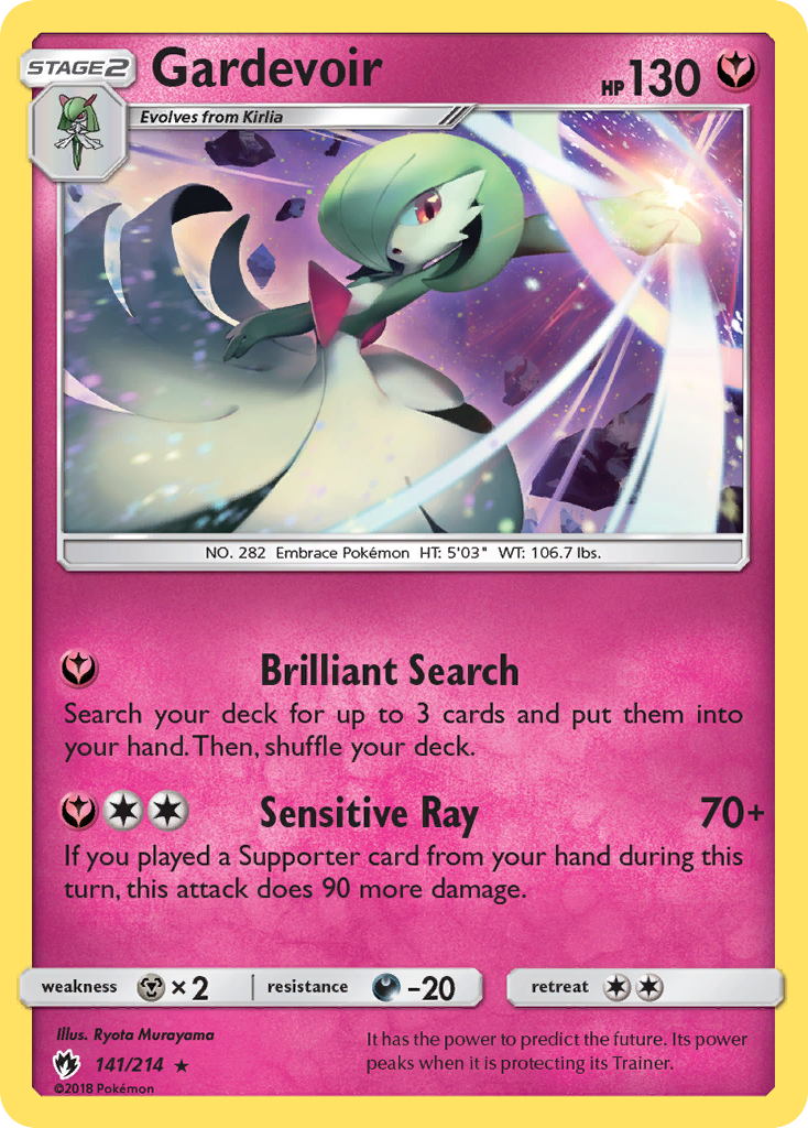 Gardevoir (141/214) [Sun & Moon: Lost Thunder] | Total Play