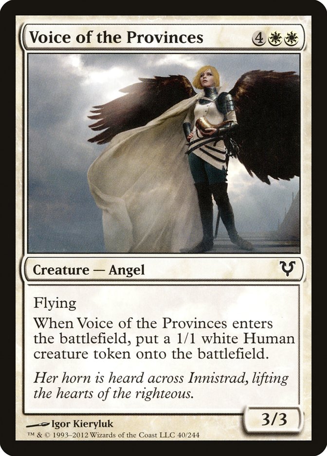 Voice of the Provinces [Avacyn Restored] | Total Play