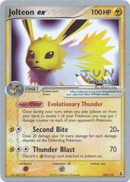 Jolteon ex (109/113) (Flyvees - Jun Hasebe) [World Championships 2007] | Total Play