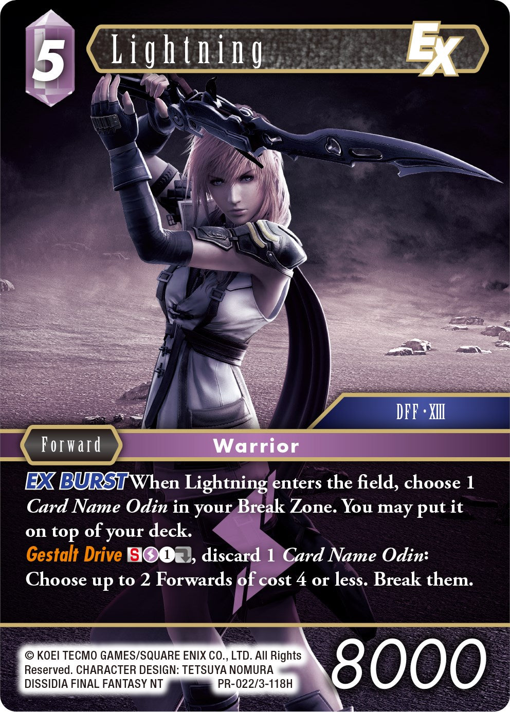 Lightning EX [Opus III Promo Cards] | Total Play