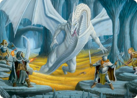 Cave of the Frost Dragon Art Card [Dungeons & Dragons: Adventures in the Forgotten Realms Art Series] | Total Play