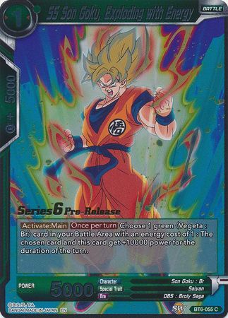 SS Son Goku, Exploding with Energy (BT6-055_PR) [Destroyer Kings Prerelease Promos] | Total Play