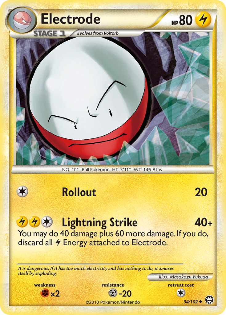 Electrode (34/102) [HeartGold & SoulSilver: Triumphant] | Total Play