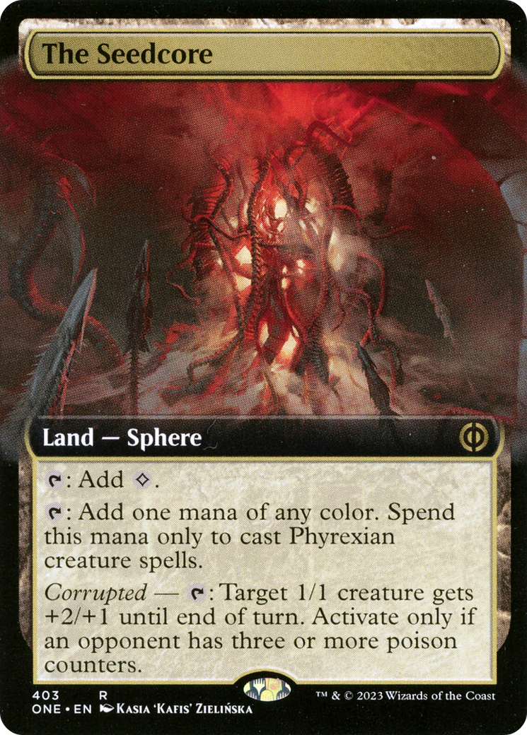 The Seedcore (Extended Art) [Phyrexia: All Will Be One] | Total Play