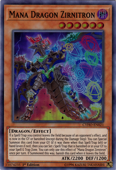 Mana Dragon Zirnitron [CYHO-EN021] Super Rare | Total Play