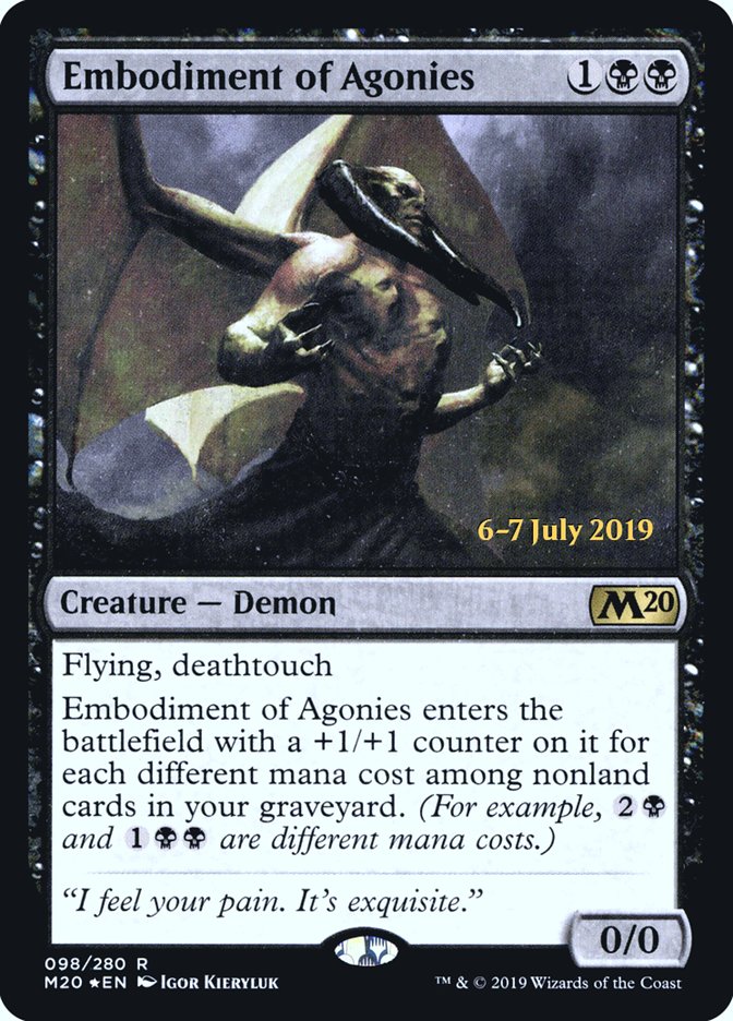 Embodiment of Agonies [Core Set 2020 Prerelease Promos] | Total Play