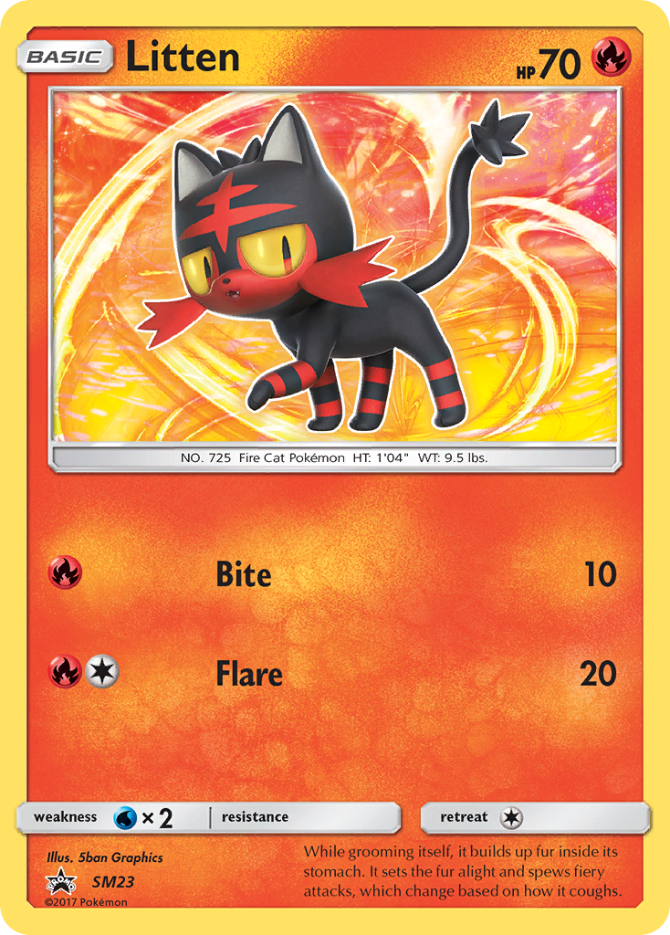 Litten (SM23) [Sun & Moon: Black Star Promos] | Total Play