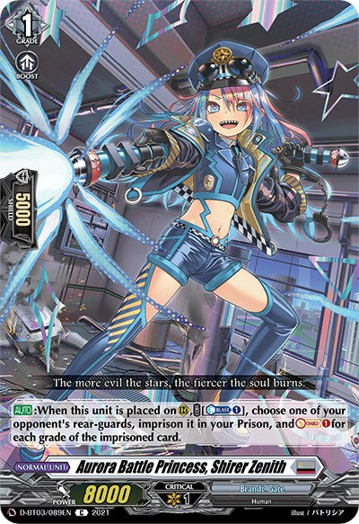 Aurora Battle Princess, Shirer Zenith (D-BT03/089EN) [Advance of Intertwined Stars] | Total Play
