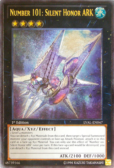 Number 101: Silent Honor ARK [LVAL-EN047] Ultimate Rare | Total Play