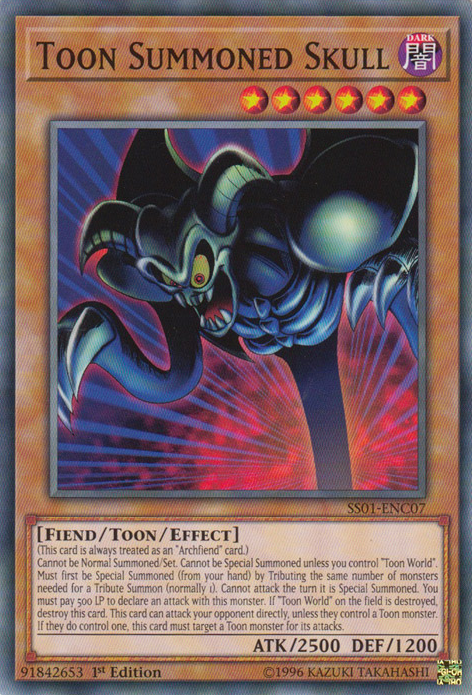 Toon Summoned Skull [SS01-ENC07] Common | Total Play