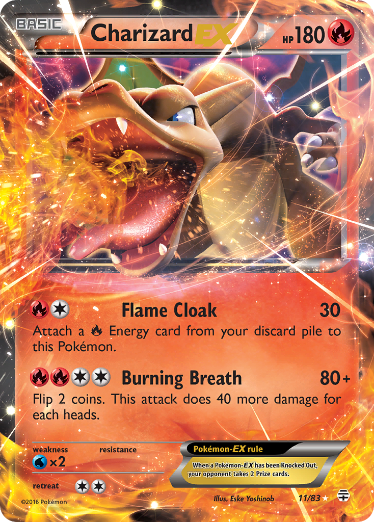 Charizard EX (11/83) [XY: Generations] | Total Play