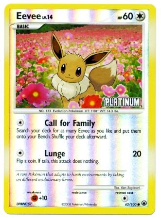 Eevee (62/100) [Burger King Promos: 2009 Collection] | Total Play