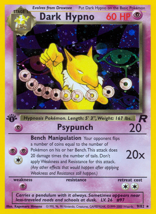 Dark Hypno (9/82) [Team Rocket 1st Edition] | Total Play