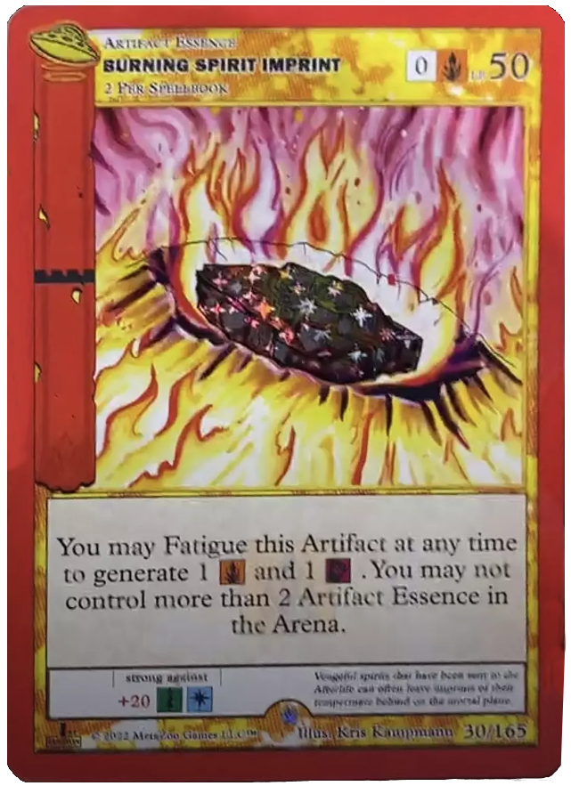 Burning Spirit Imprint [Cryptid Nation: UFO First Edition] | Total Play