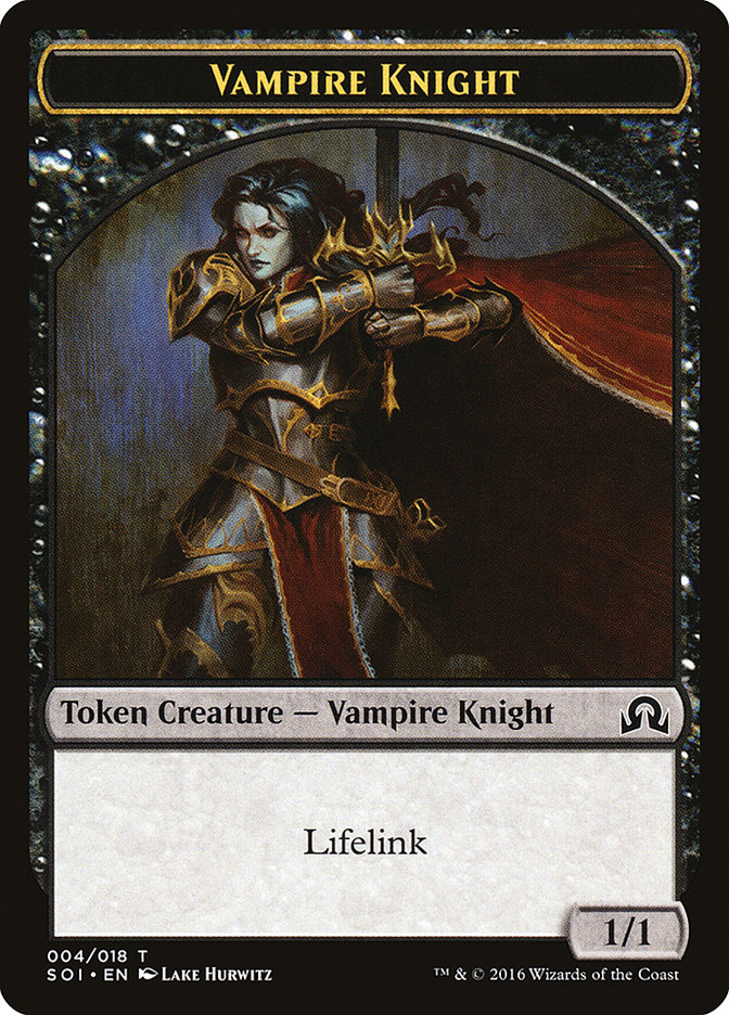 Vampire Knight Token [Shadows over Innistrad Tokens] | Total Play