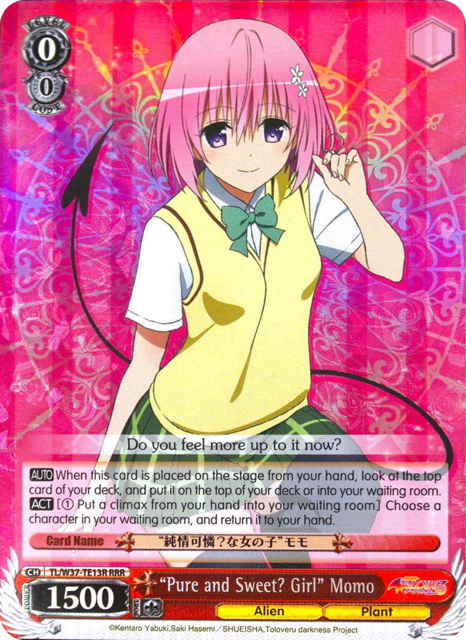 "Pure and Sweet? Girl" Momo (TL/W37-TE13R RRR) [To Loveru Darkness 2nd] | Total Play