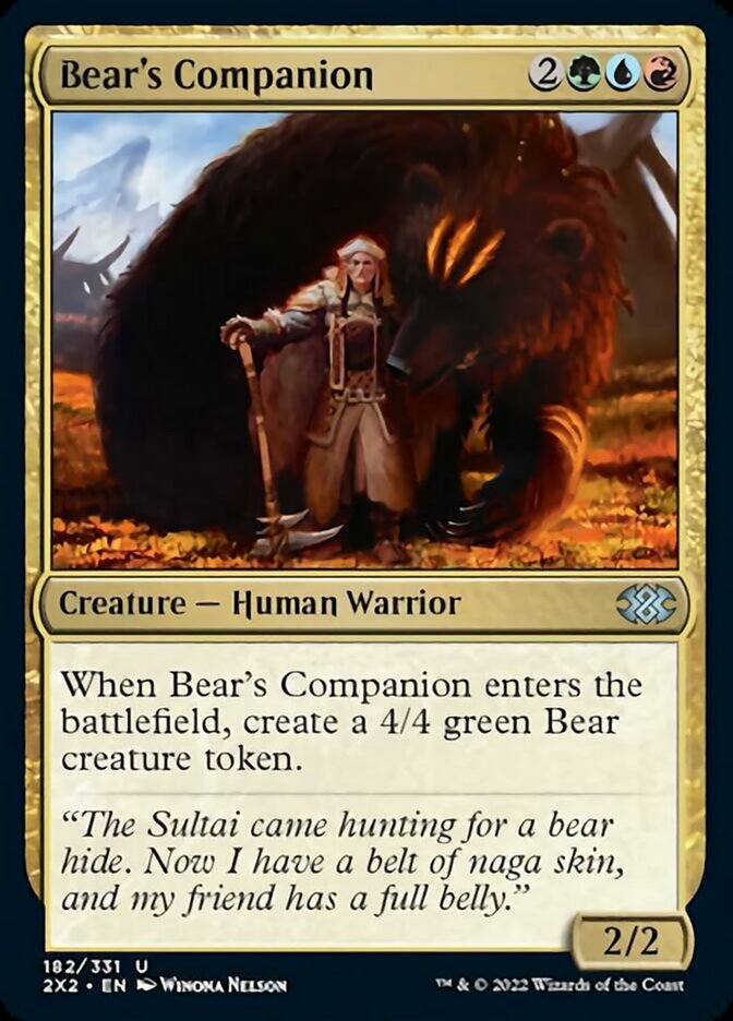 Bear's Companion [Double Masters 2022] | Total Play
