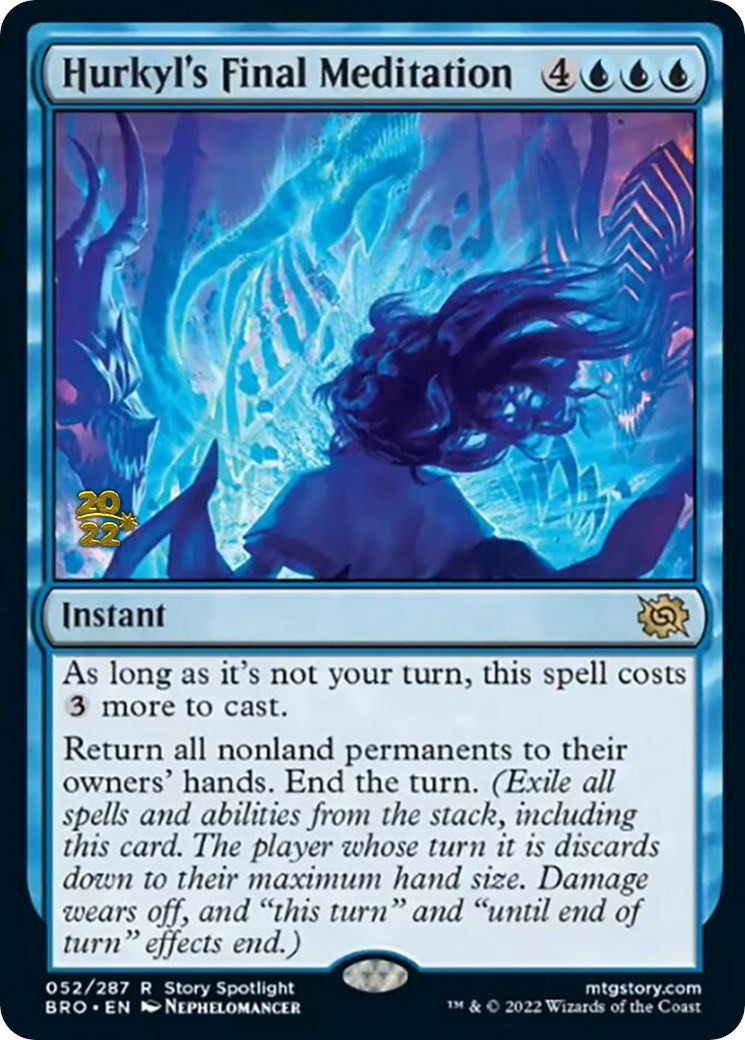 Hurkyl's Final Meditation [The Brothers' War Prerelease Promos] | Total Play