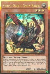 Ghost Ogre & Snow Rabbit (Alternate Art) [MAGO-EN009] Gold Rare | Total Play