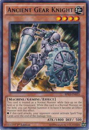 Ancient Gear Knight [BP03-EN033] Rare | Total Play