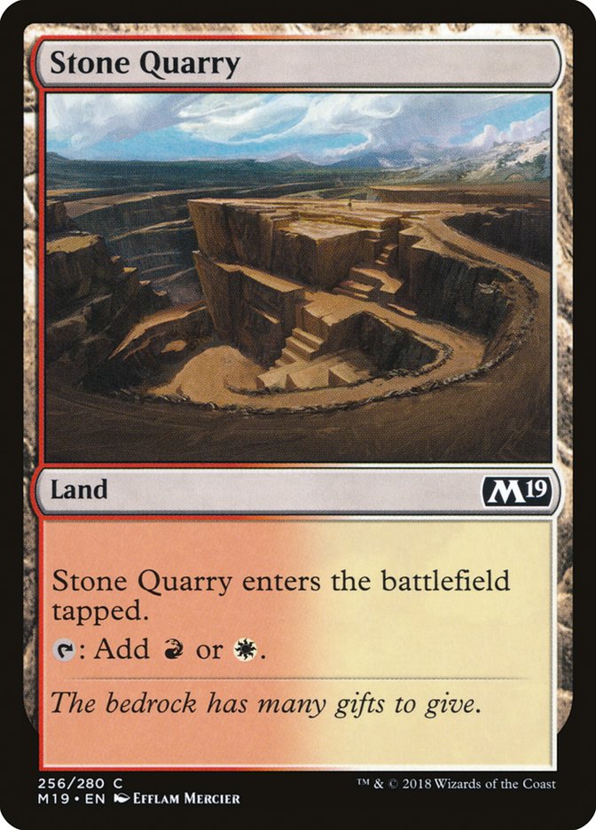 Stone Quarry [Core Set 2019] | Total Play