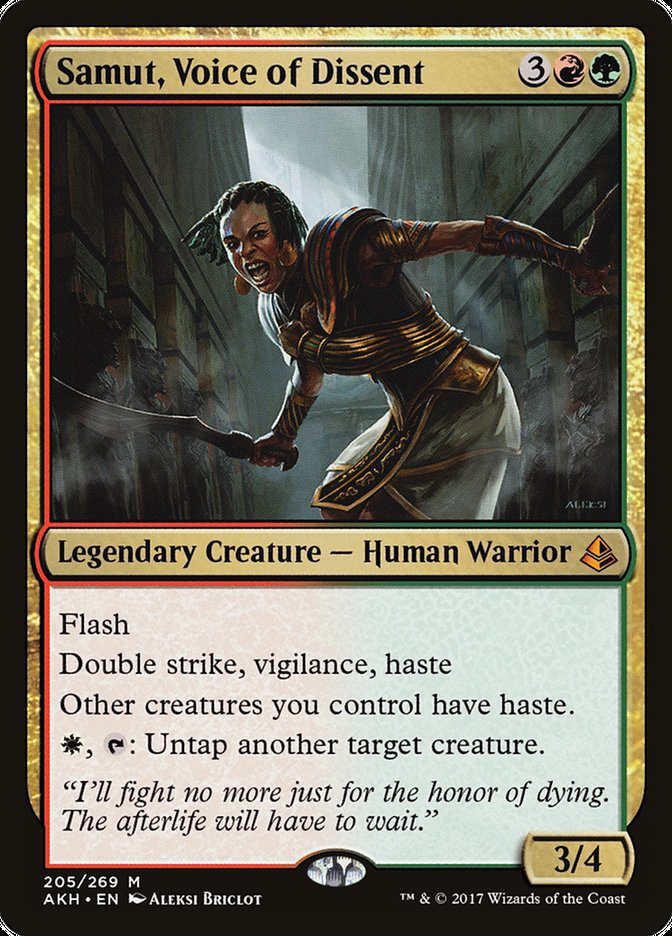 Samut, Voice of Dissent [Amonkhet] | Total Play