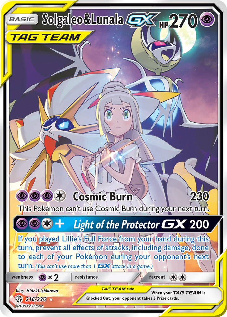 Solgaleo & Lunala GX (216/236) [Sun & Moon: Cosmic Eclipse] | Total Play