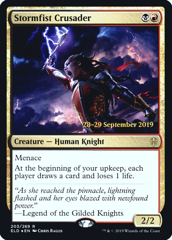 Stormfist Crusader [Throne of Eldraine Prerelease Promos] | Total Play