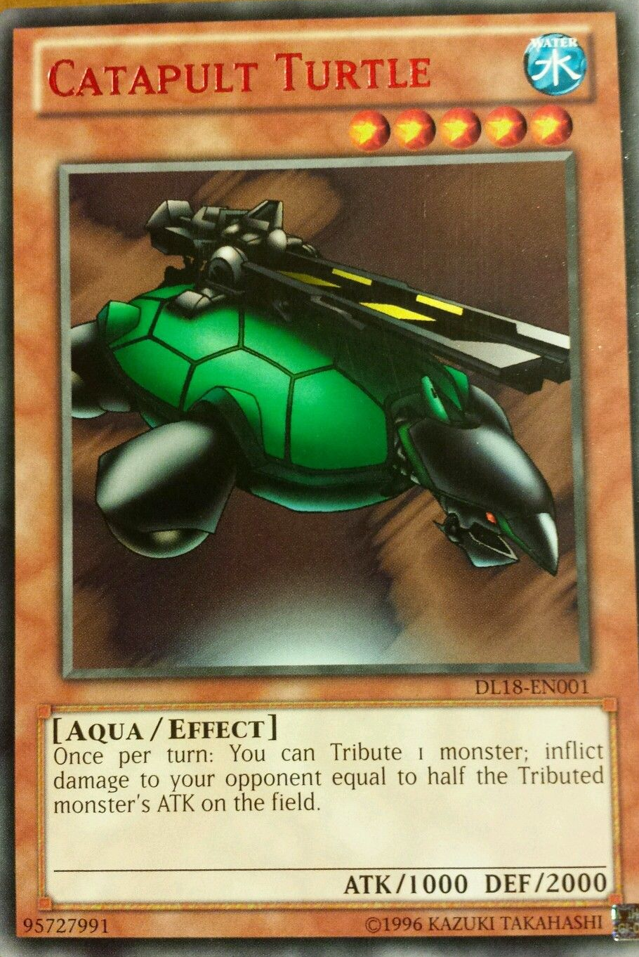 Catapult Turtle (Red) [DL18-EN001] Rare | Total Play