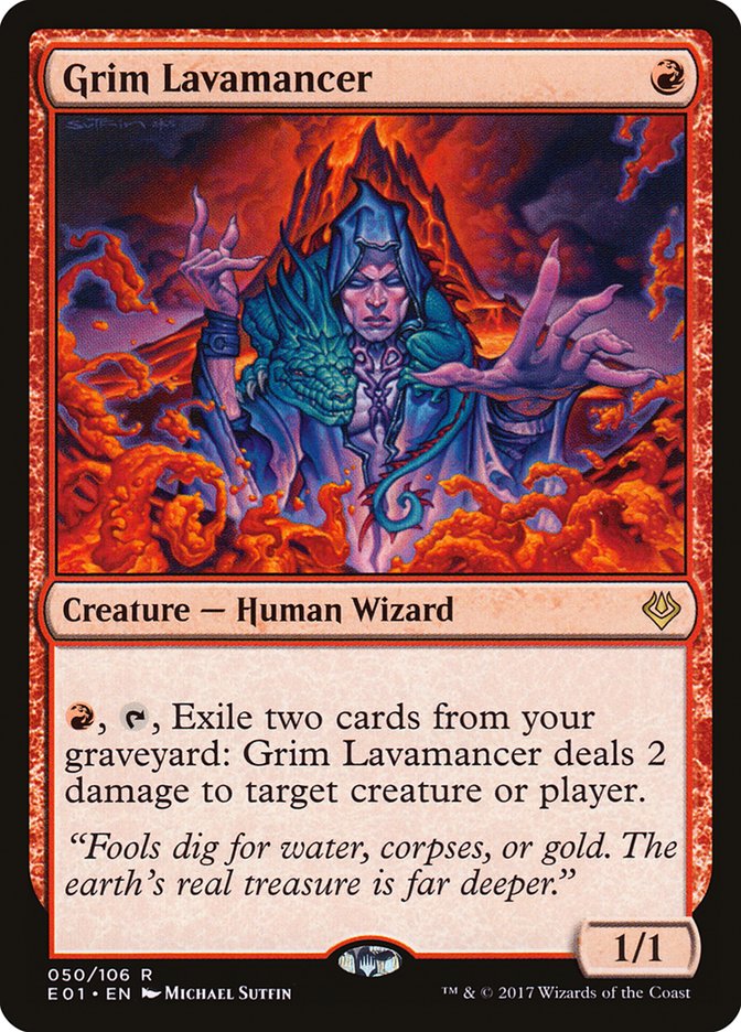 Grim Lavamancer [Archenemy: Nicol Bolas] | Total Play