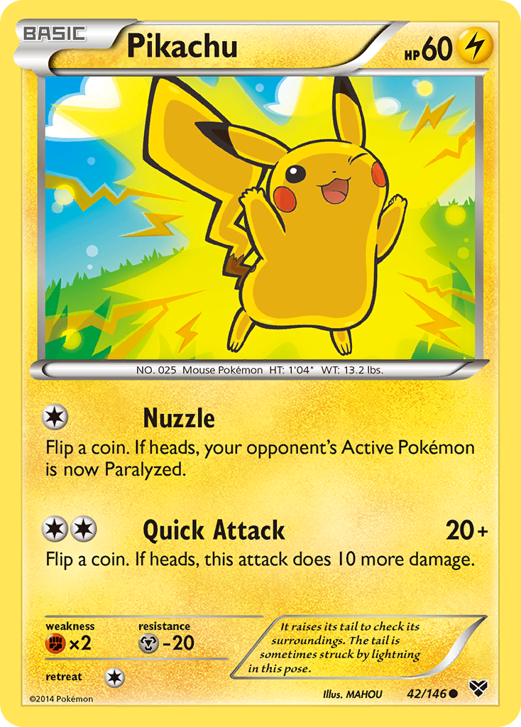 Pikachu (42/146) [XY: Base Set] | Total Play