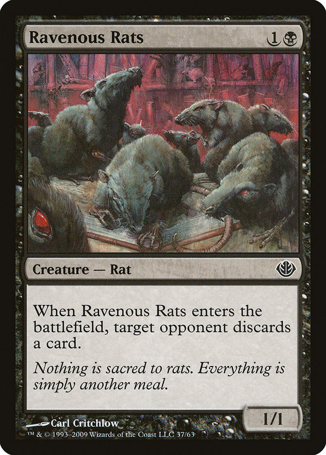 Ravenous Rats [Duel Decks: Garruk vs. Liliana] | Total Play