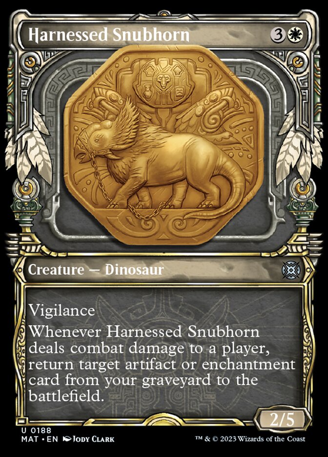 Harnessed Snubhorn (Showcase Halo Foil) [March of the Machine: The Aftermath] | Total Play