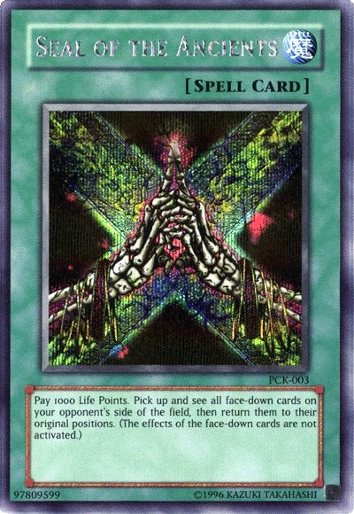 Seal of the Ancients (Power of Chaos: Kaiba the Revenge) [PCK-003] Secret Rare | Total Play