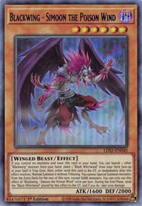 Blackwing - Simoon the Poison Wind (Purple) [LDS2-EN040] Ultra Rare | Total Play