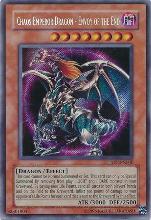 Chaos Emperor Dragon - Envoy of the End [IOC-EN000] Secret Rare | Total Play