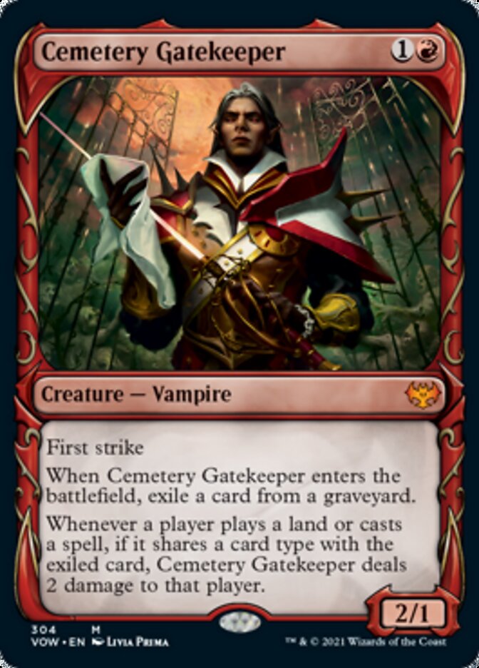 Cemetery Gatekeeper (Showcase Fang Frame) [Innistrad: Crimson Vow] | Total Play