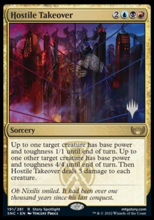 Hostile Takeover (Promo Pack) [Streets of New Capenna Promos] | Total Play