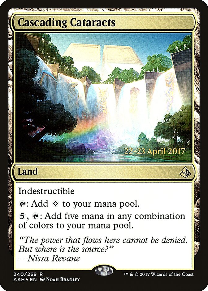 Cascading Cataracts [Amonkhet Prerelease Promos] | Total Play