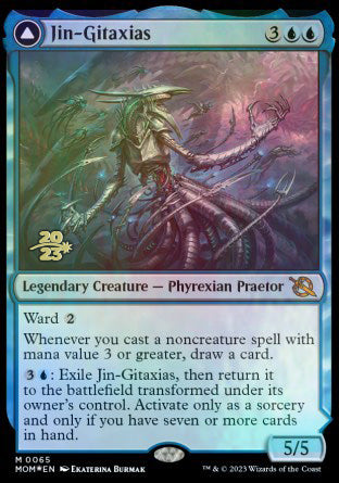 Jin-Gitaxias // The Great Synthesis [March of the Machine Prerelease Promos] | Total Play
