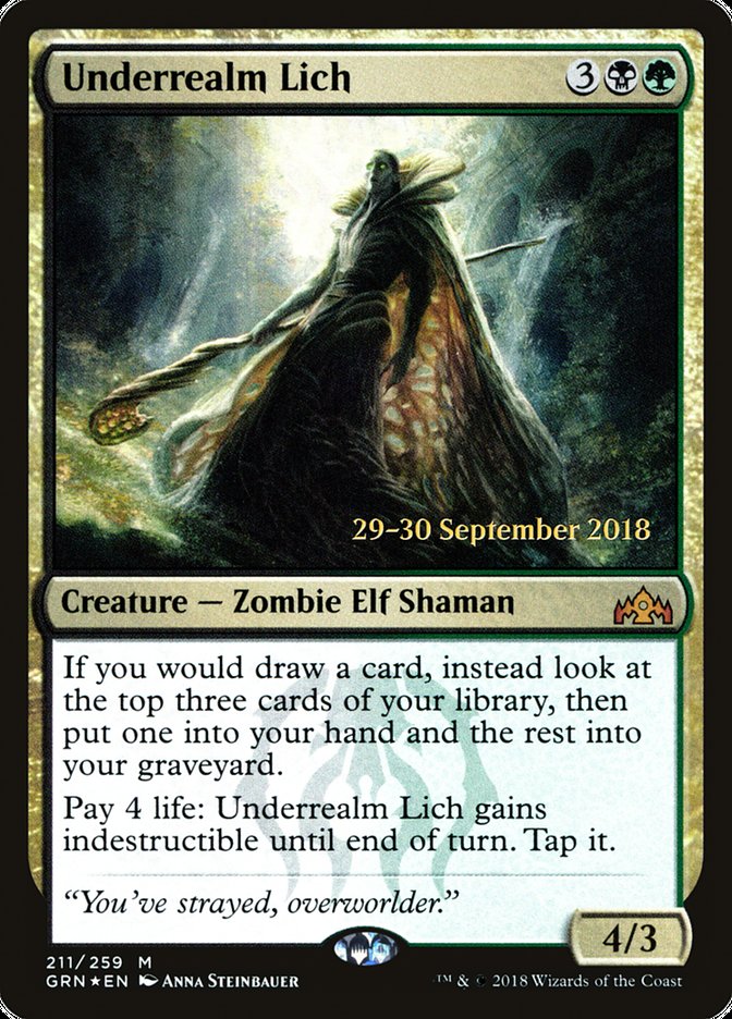 Underrealm Lich [Guilds of Ravnica Prerelease Promos] | Total Play