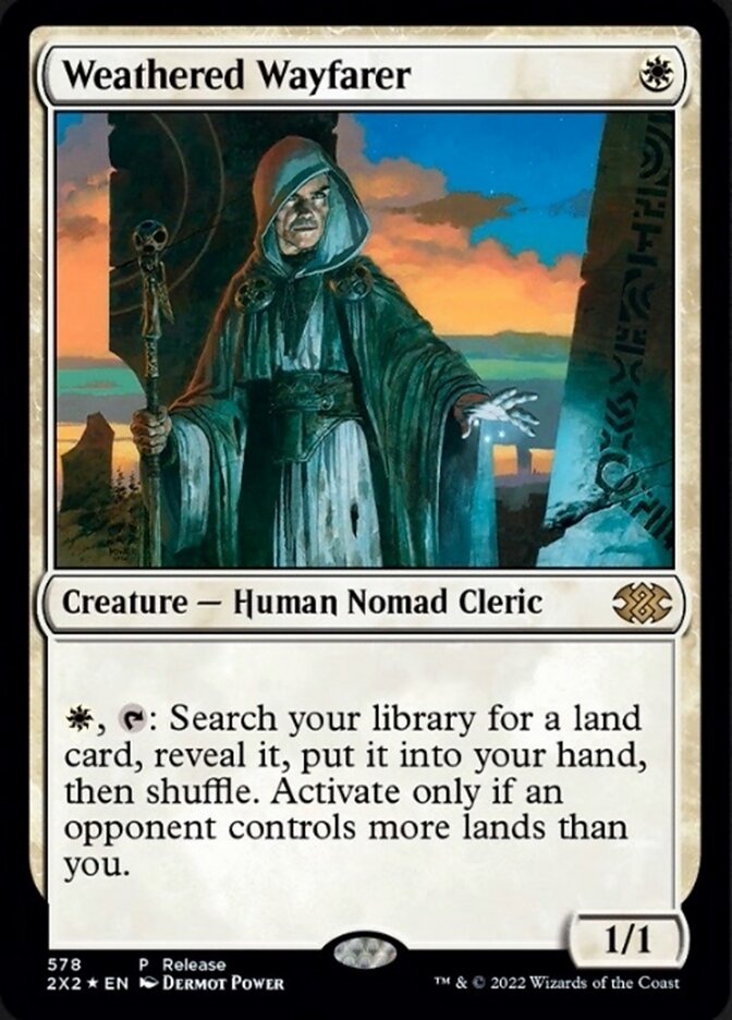 Weathered Wayfarer (Preview Promo) [Double Masters 2022] | Total Play