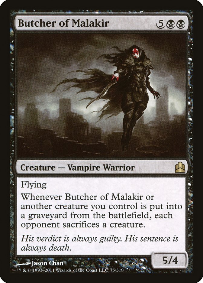 Butcher of Malakir [Commander 2011] | Total Play