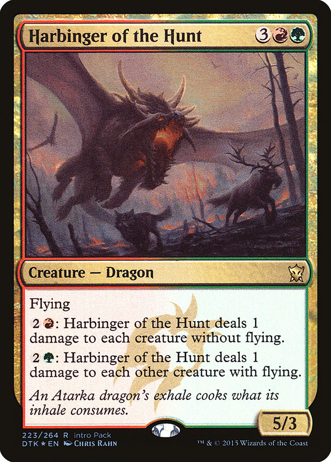 Harbinger of the Hunt (Intro Pack) [Dragons of Tarkir Promos] | Total Play