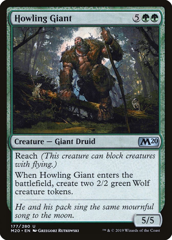 Howling Giant [Core Set 2020] | Total Play