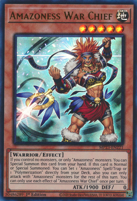 Amazoness War Chief [MP23-EN221] Ultra Rare | Total Play