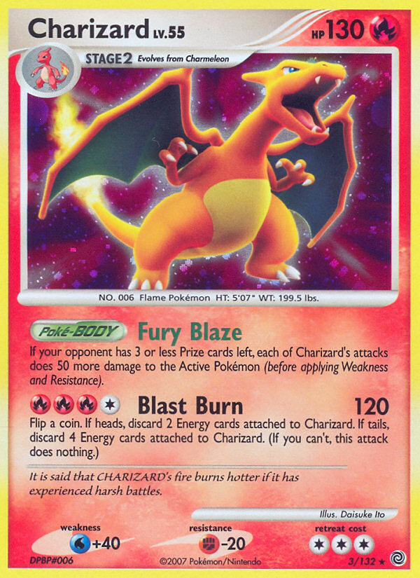 Charizard (3/132) [Diamond & Pearl: Secret Wonders] | Total Play