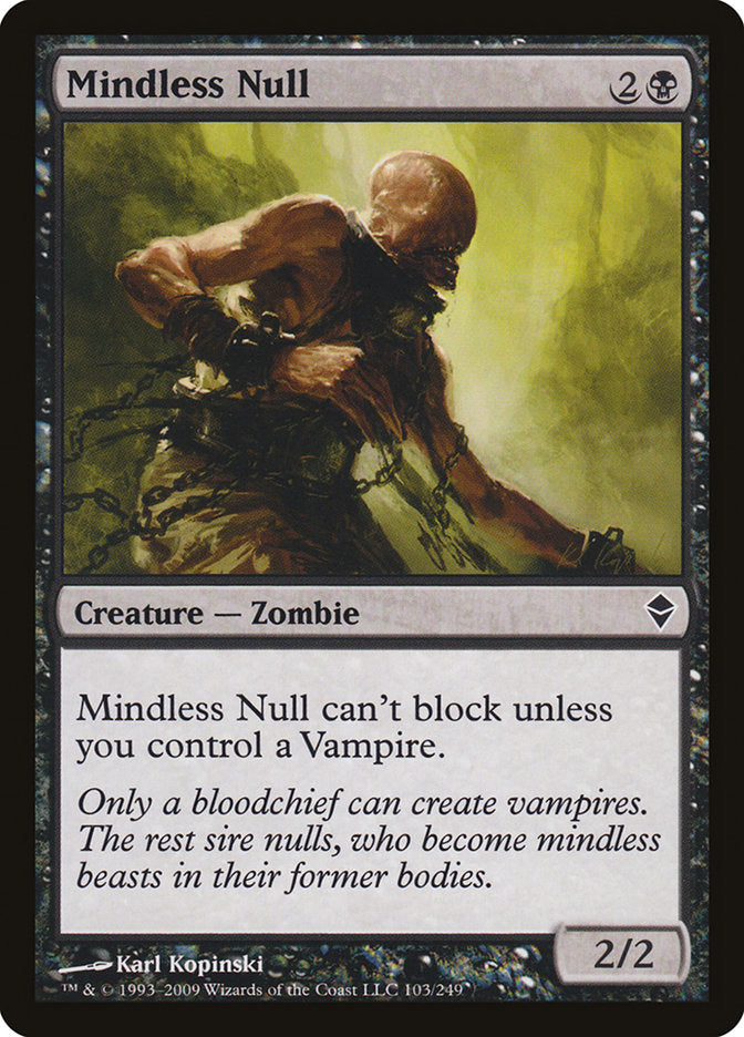 Mindless Null [Zendikar] | Total Play